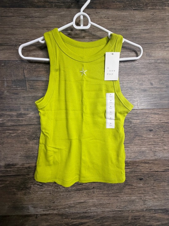 a new day Tops - a new day Neon Lime Ribbed Tank Top